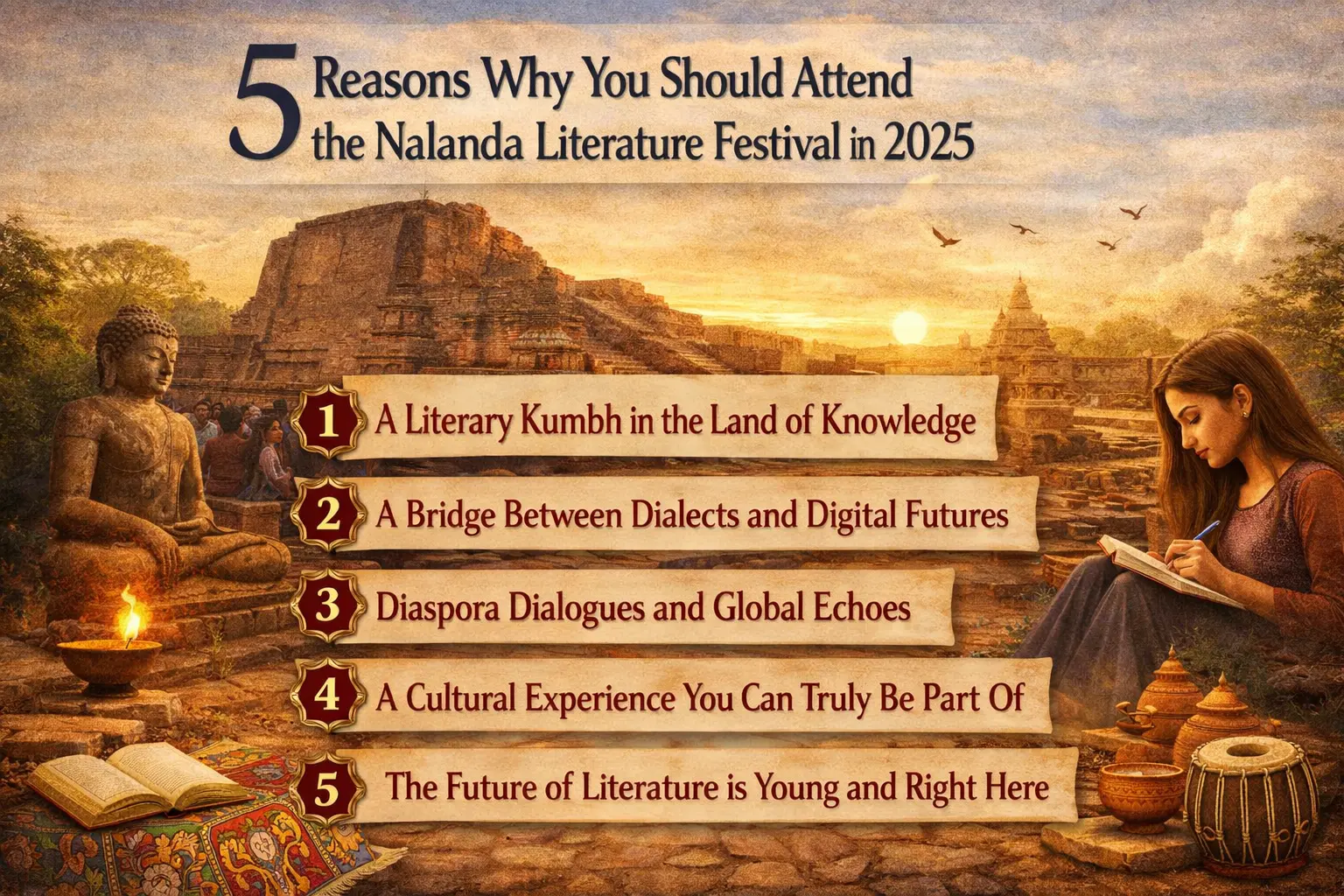 5 Reasons Why You Should Attend the Nalanda Literature Festival in 2025
